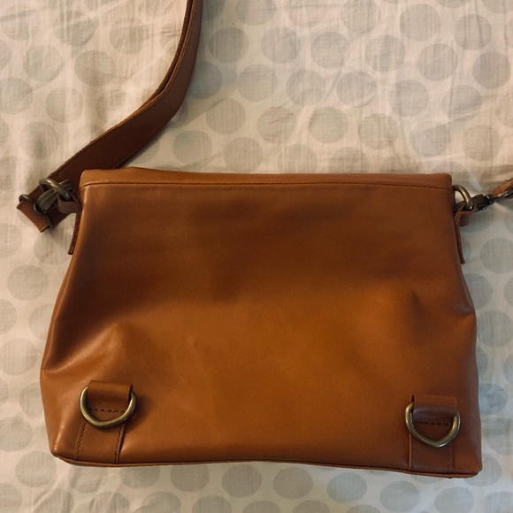 Genuine leather 2 in 1 purse backpack tan camel - Picture 10 of 10
